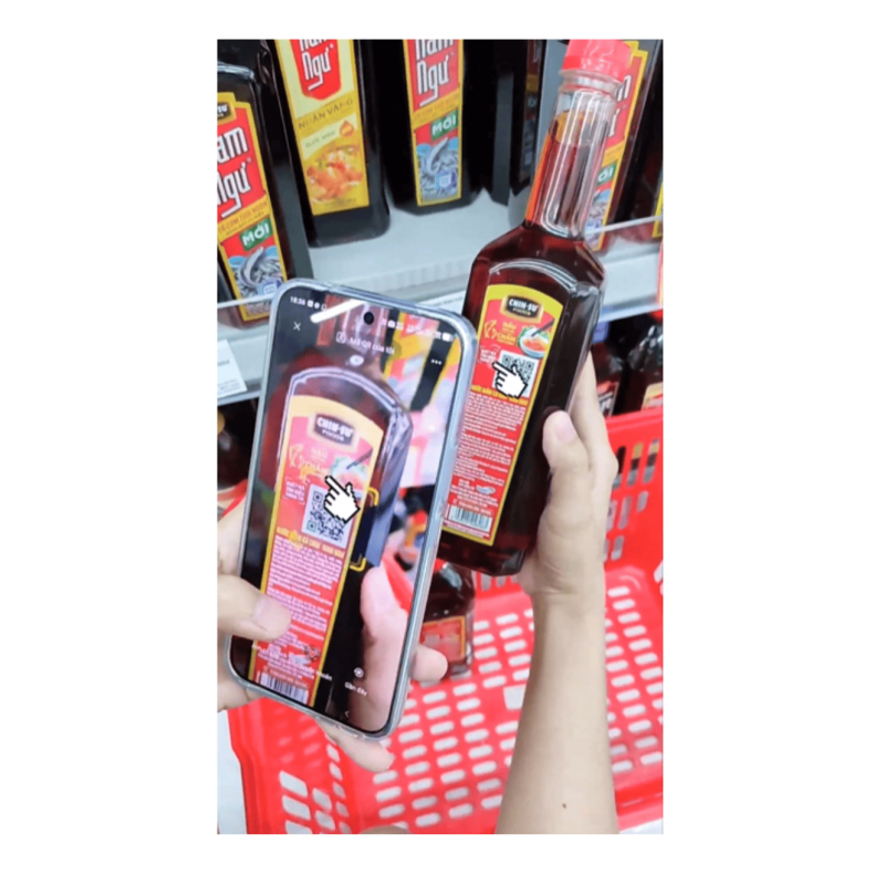 Quét QR Code kiểm tra thông tin chính hãng